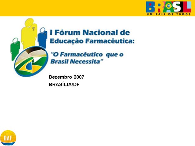 I Forum Nacional de Educação Farmacêutica