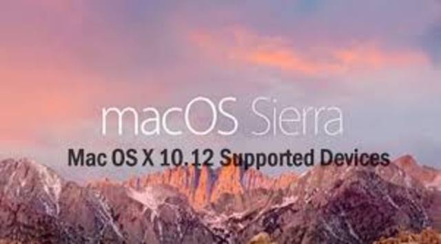 mac os sierra 2 .0