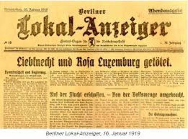 Ermordung Liebknechts