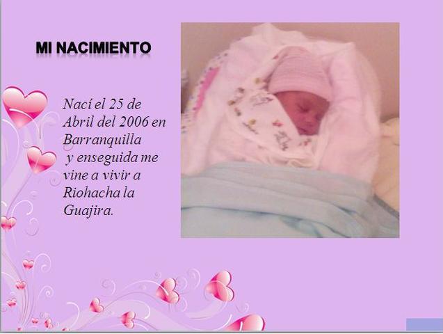 Mi nacimiento