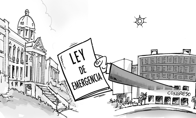 se aprueba la (ley de emergencia)