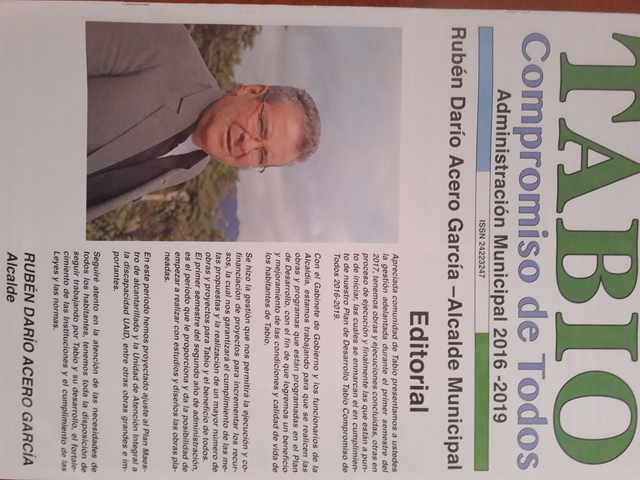 Tabio Compromiso de Todos (Tercera Edición)