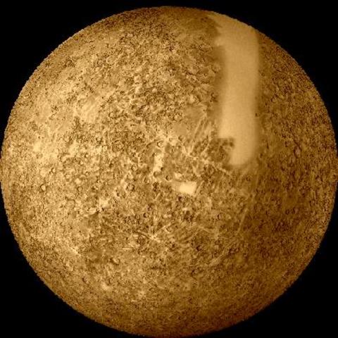 Mercury 36,000,000 miles from the sun