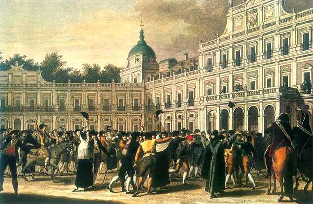 Estalla un motín del pueblo en Santafé