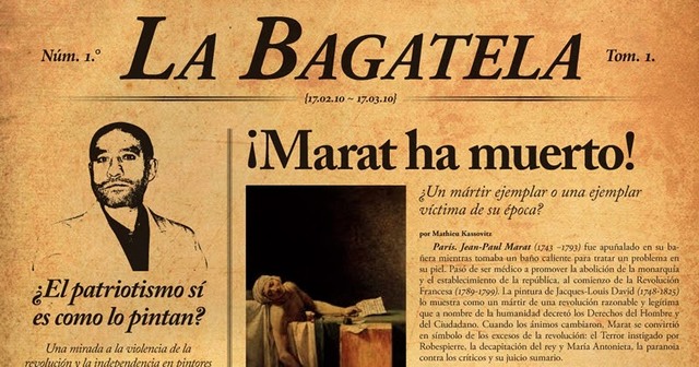 Antonio Nariño publica La Bagatela