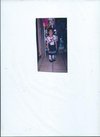 Cuando salí del Kinder, mi primer día.