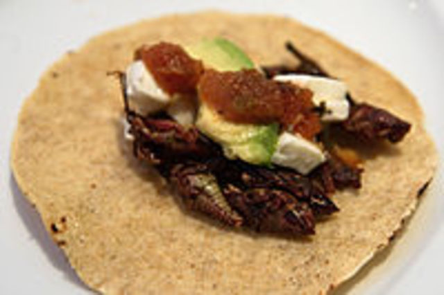 Chapulines Asados