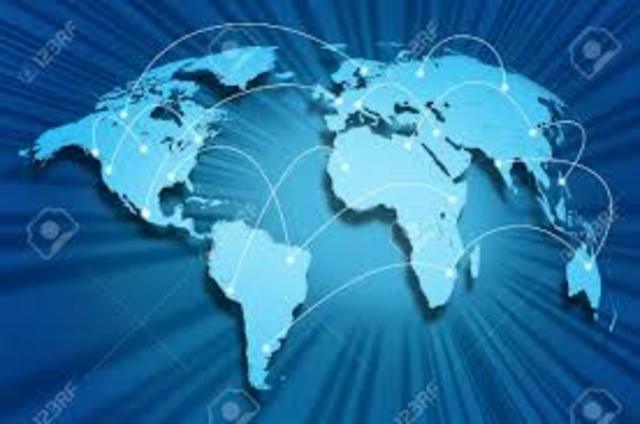 1973 Primeras conexiones internacionales