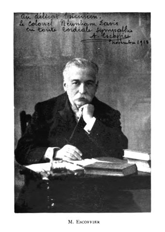 Auguste Escoffier (28 de octubre de 1846-12 de febrero de 1935)