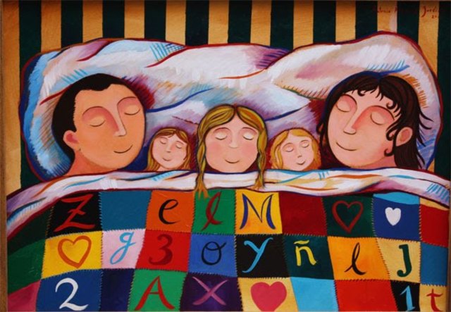 La familia cercana en términos de las relaciones de parentesco