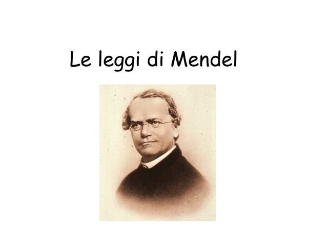 Le leggi dell'ereditarietà di Mendel