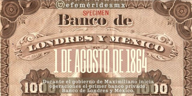 La banca en la historia de México se inicia