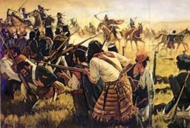 Início do enfraquecimento da rebelião pelas tropas imperiais