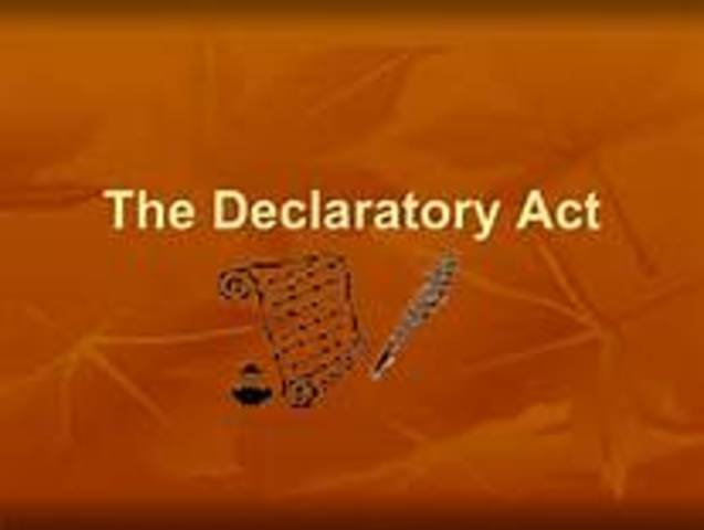 Declaratory Act