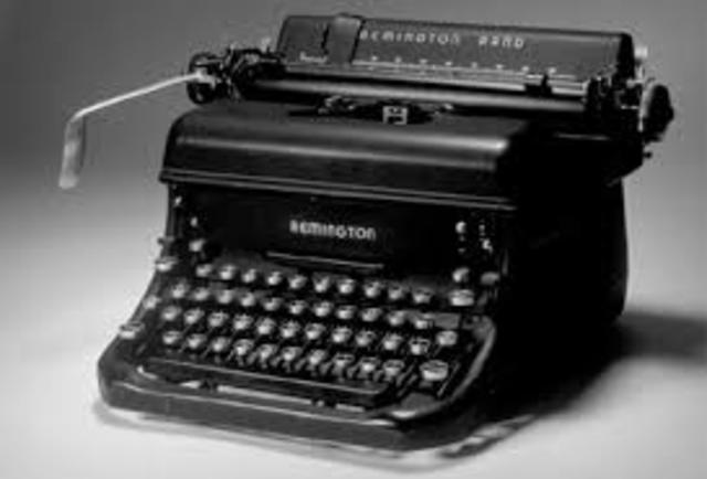 La máquina de escribir