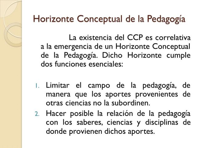 Campo conceptual de la Pedagogía