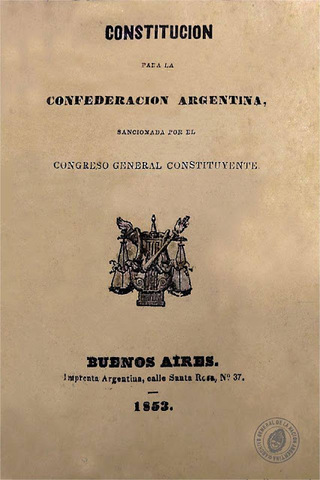 Constitución de 1853