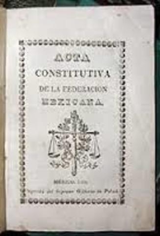 El Acta Constitutiva de 1824