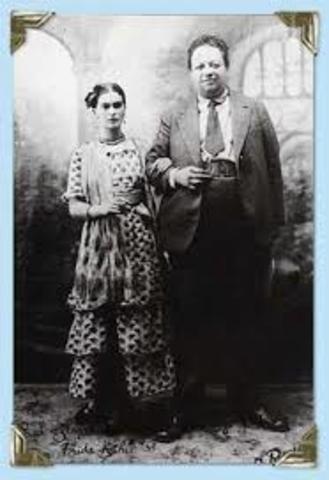 Contrajo matrimonio con Diego Rivera