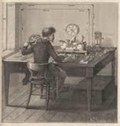 Pruebas de telegrafía