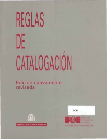 Se compiló el primer código de catalogación (reglas de catalogación) en la biblioteca del Smithsonian Institution de los Estados Unidos por C C Jewet