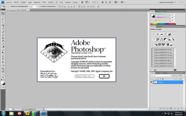 adobe y su primera version