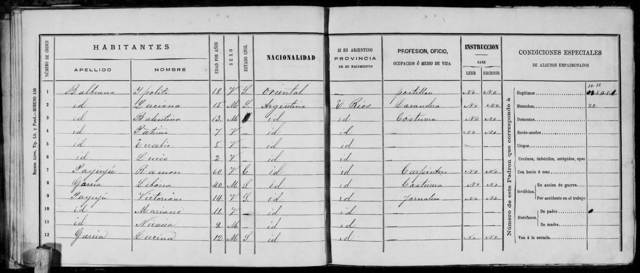 Primer Censo nacional