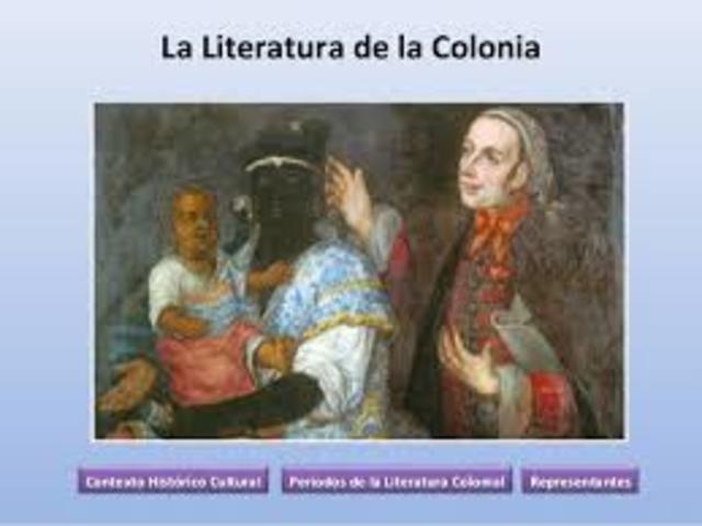 literatura de la colonia