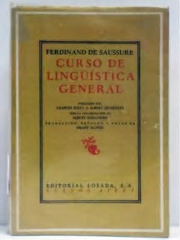 Curso de lingüística general