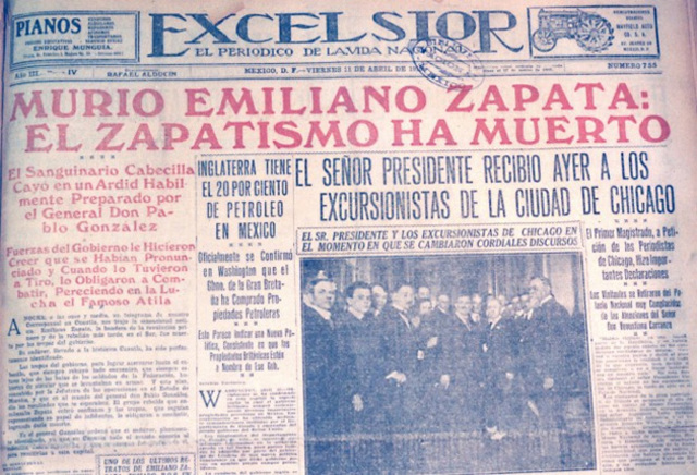 Se crea el periódico Excelsior