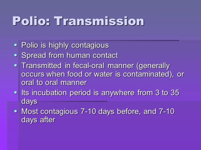 Contagious nature of polio discovered