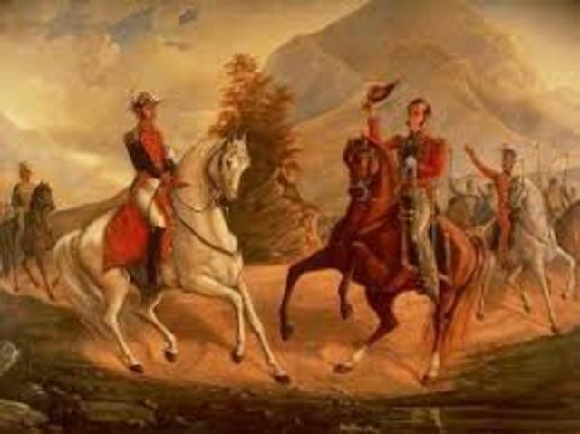 Anexión a México de las Provincias Unidas de Centro América.