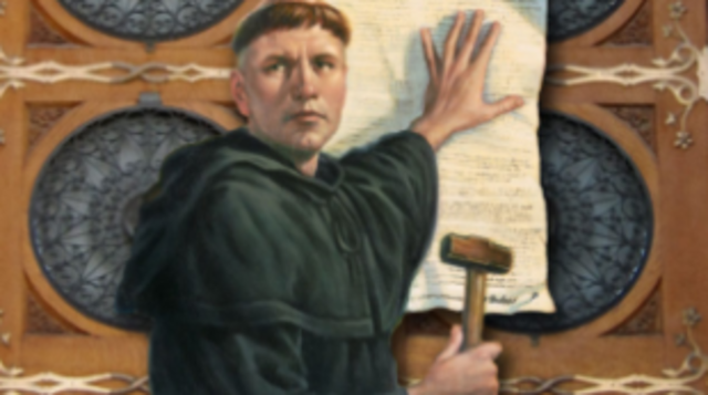Martin Luther posts 95 Theses