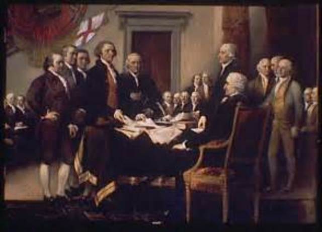 The Signing of the Declaration of Independence