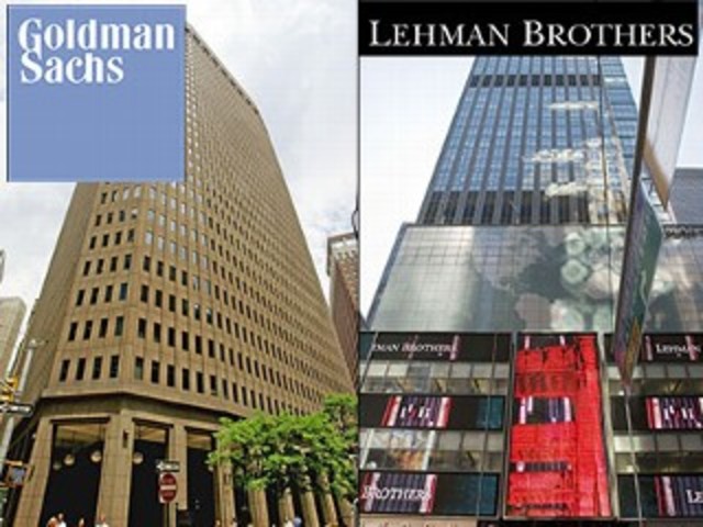 Goldman Sachs y Lehman Brothers