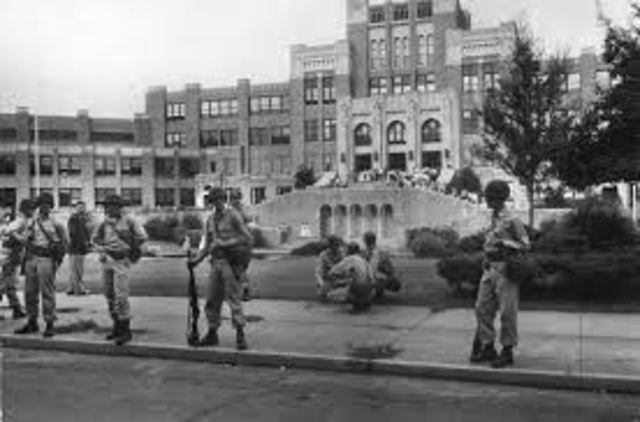 Little Rock Central High School Desegregated