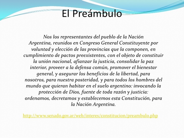 Sancion de la Constitucion Nacional