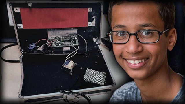 Ahmed Mohamed brings a clock to school