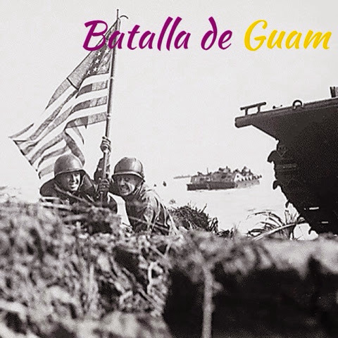 Estados Unidos derrota a Japón en la batalla de Guam