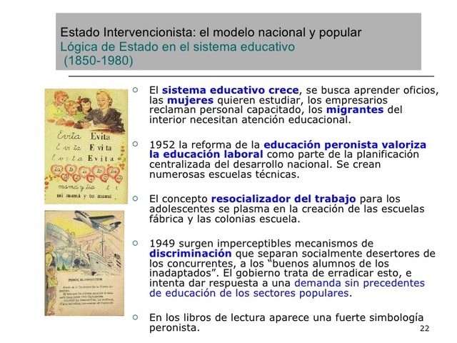 Estado Nacional - popular  o social