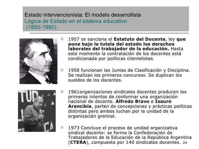 El estado desarrollista