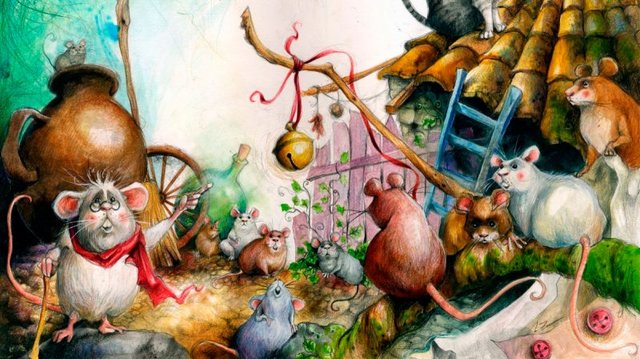 EL CASCABEL Y EL GATO