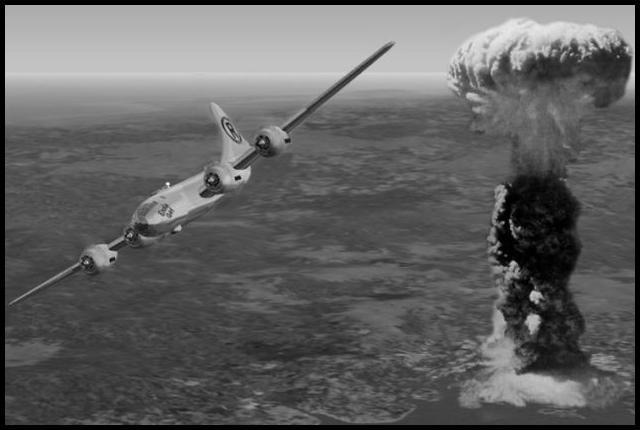 Estados Unidos manda una bomba nuclear a Hiroshima
