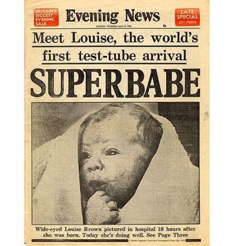 First Test-Tube Baby Is Born