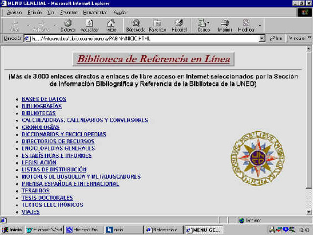 EL primer catálogo de referencia en línea