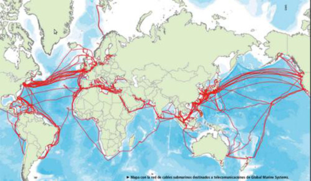 1° enlace transatlántico con fibra óptica