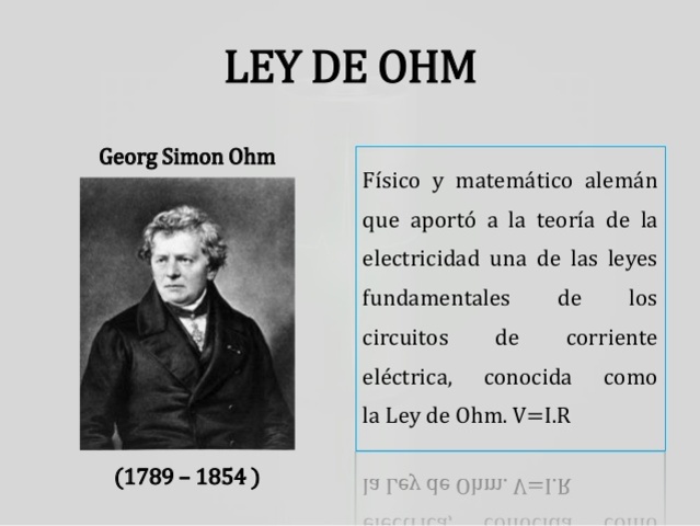LA LEY DE OHM