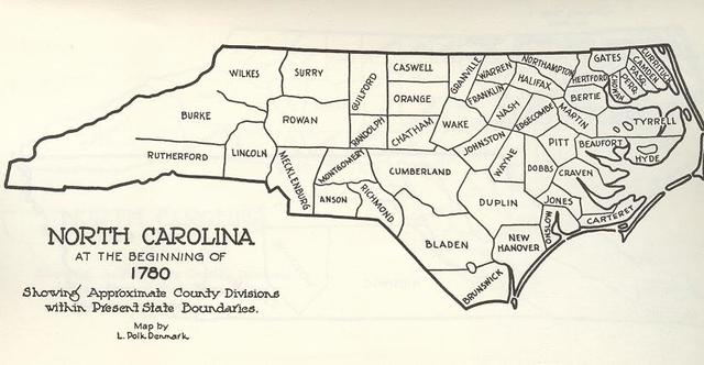 The focus of the war shifted to the South from North carolina