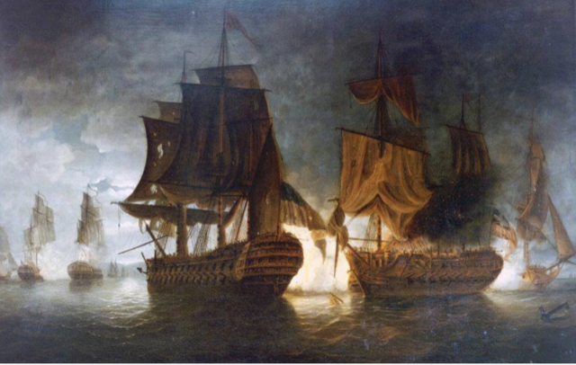 John Paul Jones captured a British warship in a naval battle.