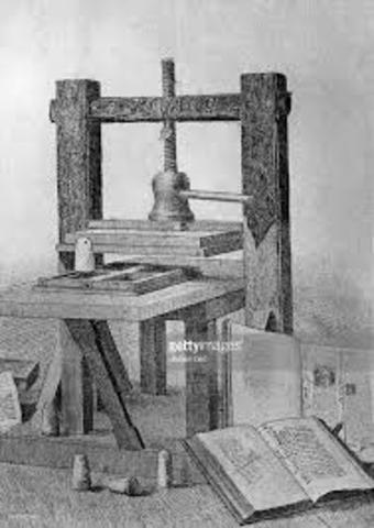 Johannes Gutenberg Printing Press